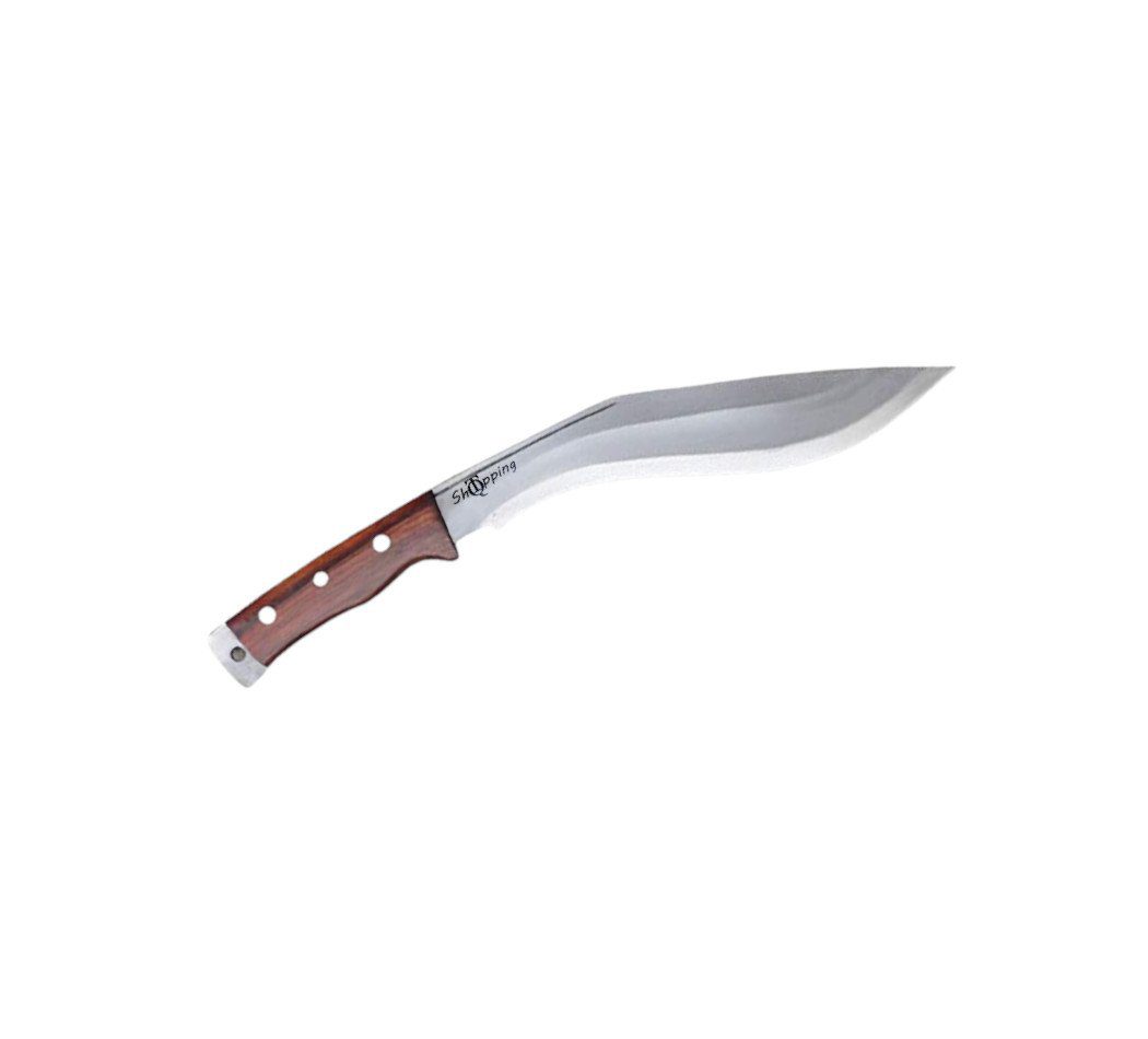 QT S Afghan 11" Kukri Knife Authentic Hand-Hammered Historical Gurkha Carbon Steel Kukri/Khukuri With Sheath 2 Small Knives Handmade In Nepal - Image 2